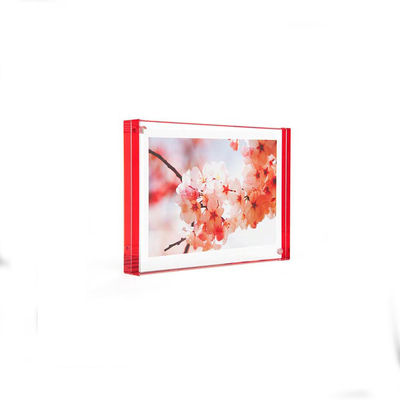 風防ガラスのルーサイトのアクリルの写真の表示5x7アクリルの箱枠