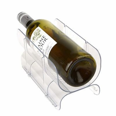 モジュラー アクリルのプラスチック ワイン・ボトルのホールダー冷却装置貯蔵システム