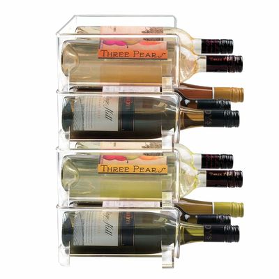 高いWeatherabilityのアクリルの表示フレームのオルガナイザーの明確なアクリルのワインの棚
