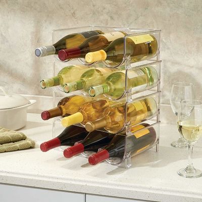 高いWeatherabilityのアクリルの表示フレームのオルガナイザーの明確なアクリルのワインの棚
