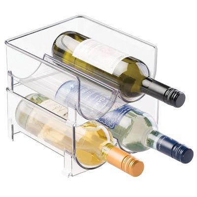 モジュラー卓上のアクリルのプラスチック ワインの棚
